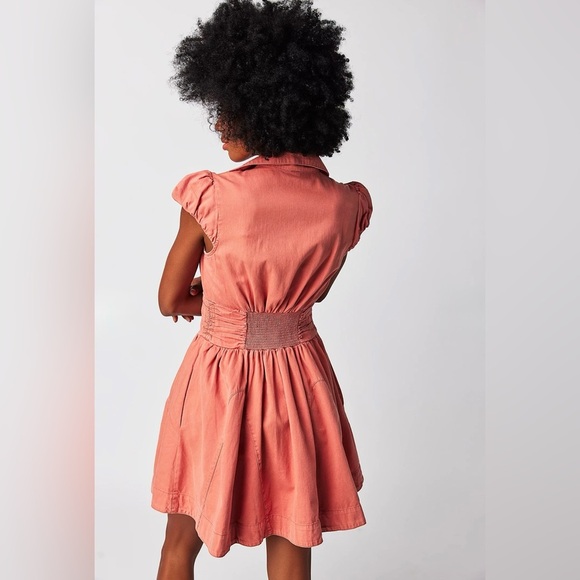 Free People Chester Dress in Lightest Rose- Medium - Picture 2 of 10